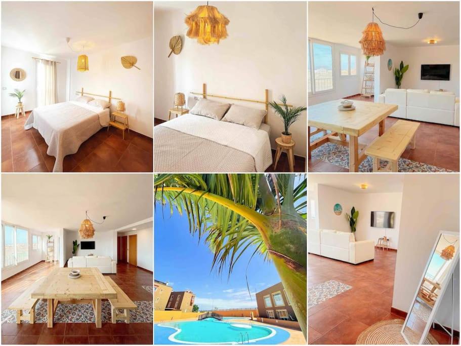 Apartamento Casa Bamboo Corralejo, Espacioso, Piscina Y Parking Bagian luar foto